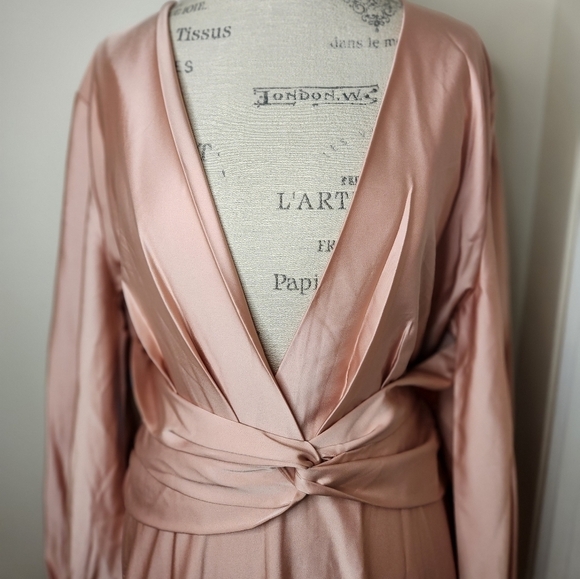 NWT pink long sleeve bridesmaids dress - Picture 5 of 11